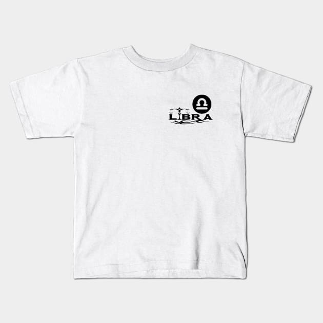 Libra Star sign Kids T-Shirt by Jambo Designs